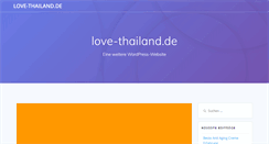 Desktop Screenshot of love-thailand.de